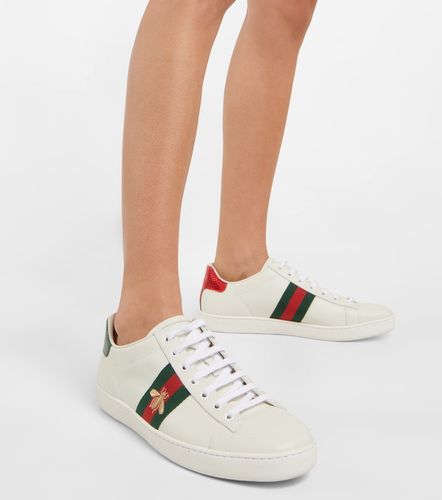 Gucci Baskets Ace en cuir - Gucci - Modalova