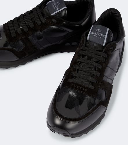 Baskets Rockrunner en cuir - Valentino Garavani - Modalova