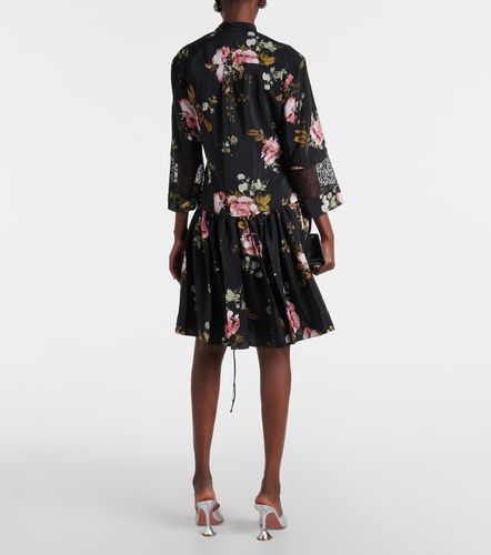 Erdem Robe en soie à fleurs - Erdem - Modalova
