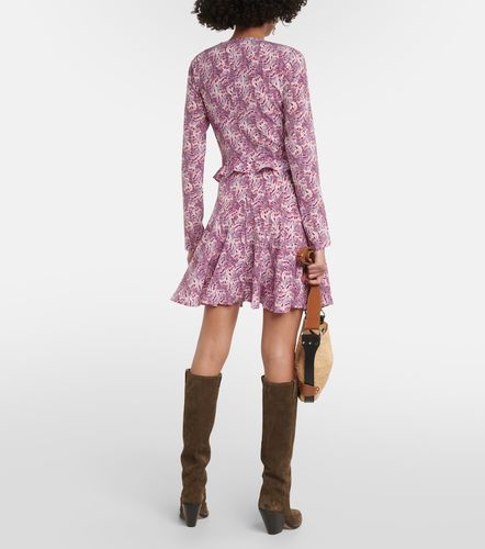 Robe Usmara en soie mélangée à imprimé - Isabel Marant - Modalova