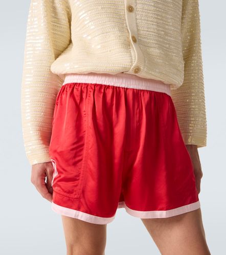 Short Heart Deco brodé en satin - Bode - Modalova