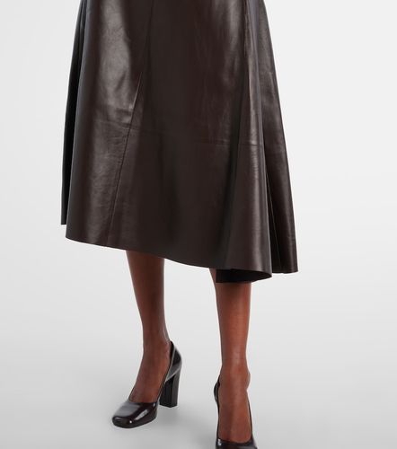 The Row Jupe midi Hedora en cuir - The Row - Modalova