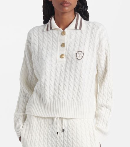 Polo en cachemire à logo - Brunello Cucinelli - Modalova
