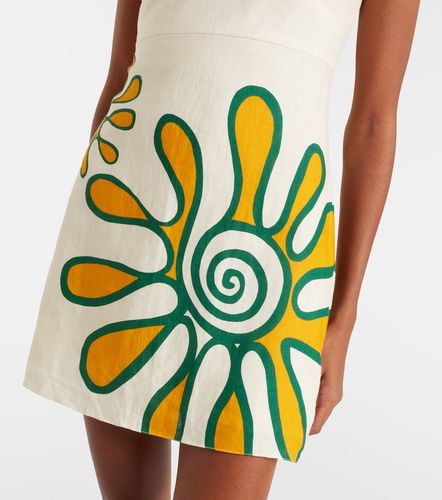 Robe Lucca imprimée en lin - Cala de la Cruz - Modalova