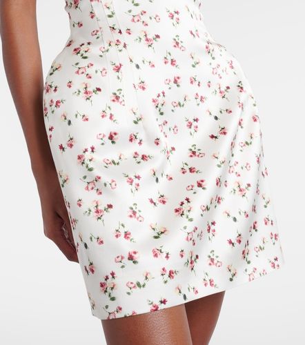 Robe à fleurs en satin de soie - Magda Butrym - Modalova