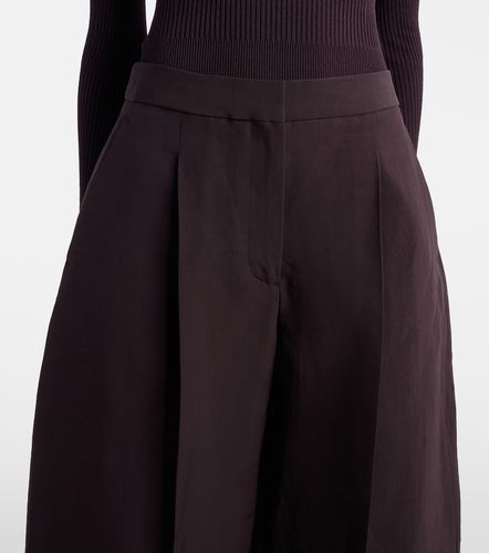 Alaïa Pantalon tonneau en popeline - Alaia - Modalova
