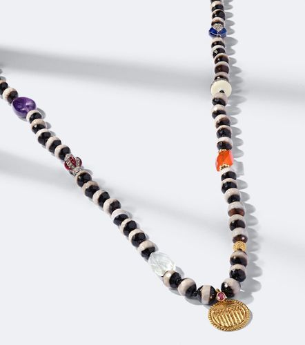 Collier à perles et pierres précieuses - Ileana Makri - Modalova
