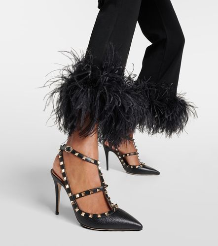Escarpins Rockstud en cuir - Valentino Garavani - Modalova