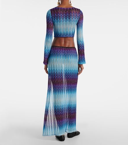 Missoni Jupe longue Zigzag en lamé - Missoni - Modalova