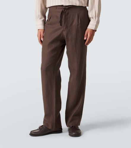 Stòffa Pantalon droit en lin - Stoffa - Modalova