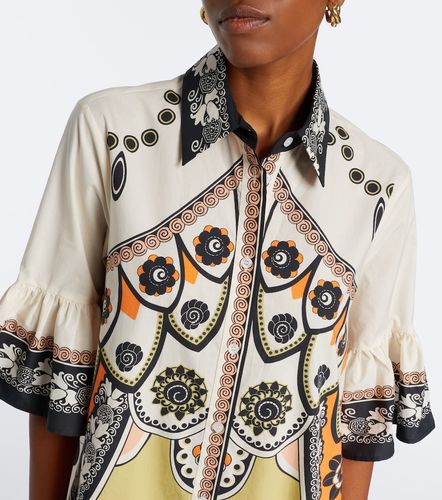 Robe en popeline de coton à imprimé - La DoubleJ - Modalova