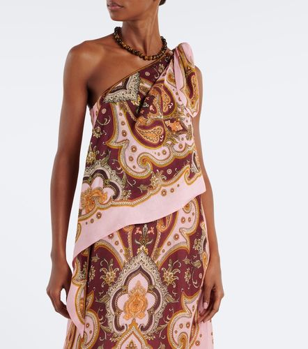 Alémais Robe longue Porter asymétrique à imprimé - Alemais - Modalova