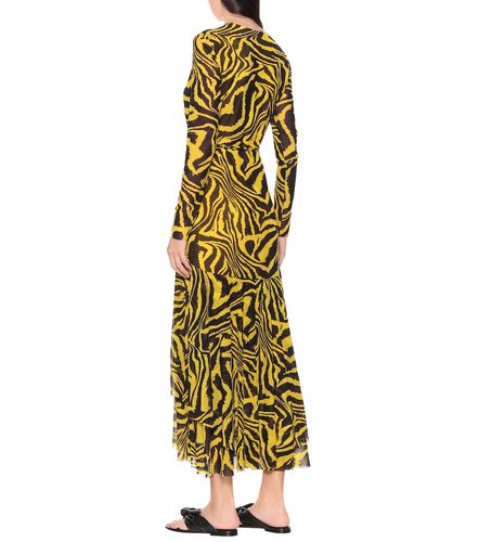 Ganni Robe portefeuille imprimée - Ganni - Modalova