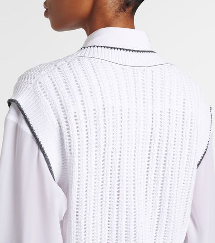 Pull sans manches en coton - Brunello Cucinelli - Modalova