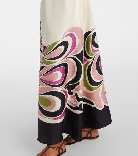 Robe longue Roy imprimée en soie - La DoubleJ - Modalova