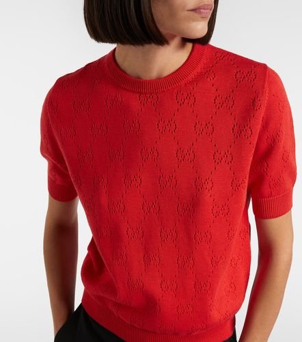 Gucci Pull GG en soie et coton - Gucci - Modalova