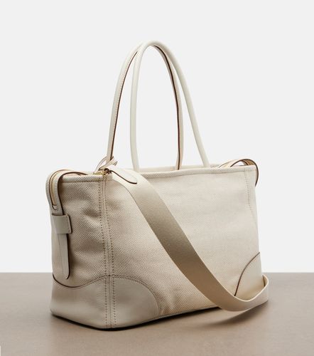 Cabas Large à finitions en cuir - Prada - Modalova