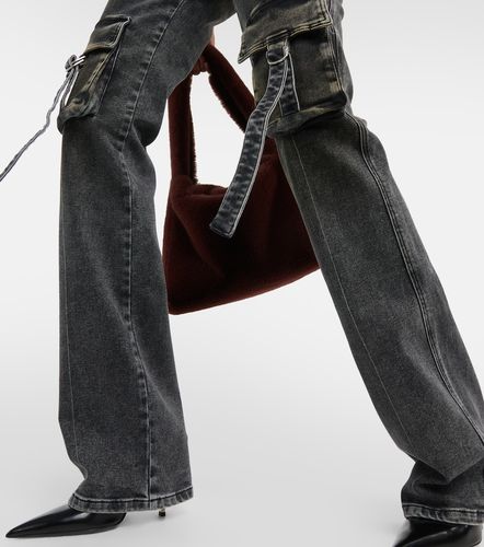 Pantalon cargo à taille basse en jean - Blumarine - Modalova