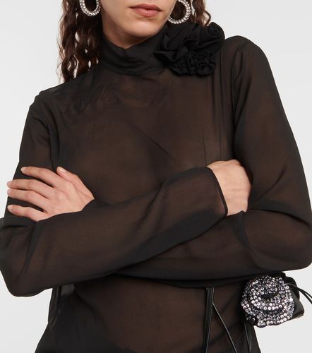 Blouse en soie à fleurs - Magda Butrym - Modalova