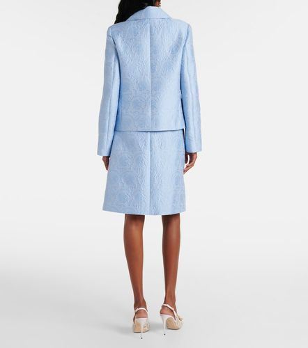 Veste en jacquard de coton et soie - Dolce&Gabbana - Modalova
