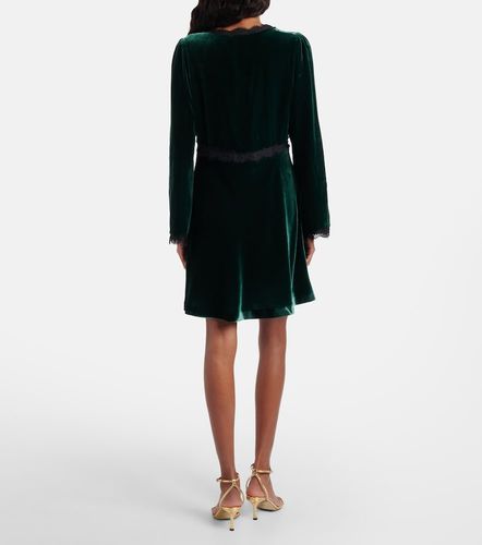 Robe Macie en velours et dentelle - Rixo - Modalova
