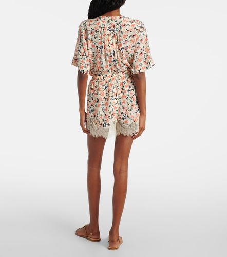 Short Noella en soie à fleurs - Ulla Johnson - Modalova