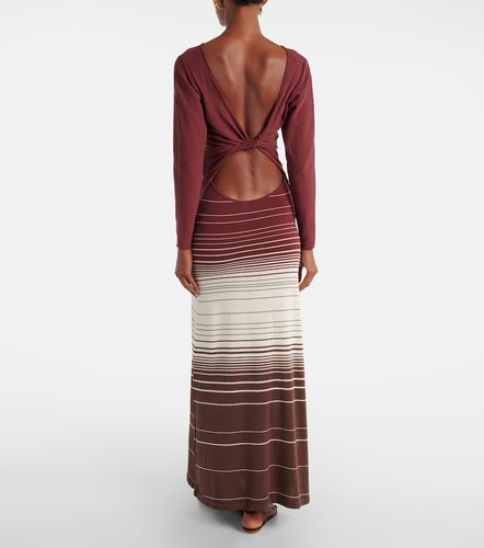 Robe longue Idun rayée en coton mélangé - Faithfull - Modalova
