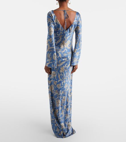 Robe longue Ember en soie mélangée - Veronica Beard - Modalova