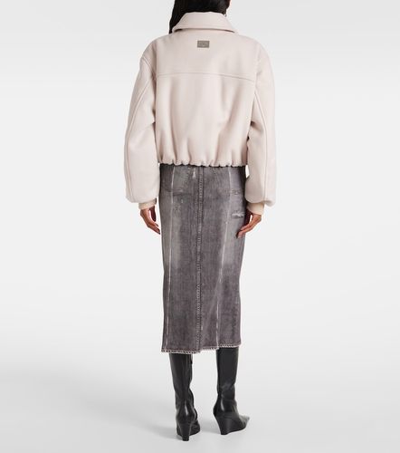 Veste bomber en laine mélangée - Acne Studios - Modalova