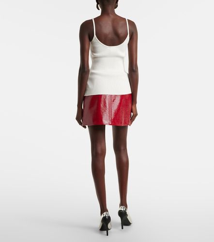 Courrèges Top Reedition en maille côtelée - Courreges - Modalova