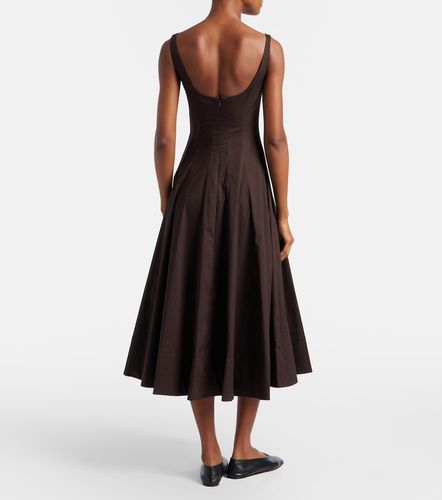 Staud Robe midi en coton - Staud - Modalova