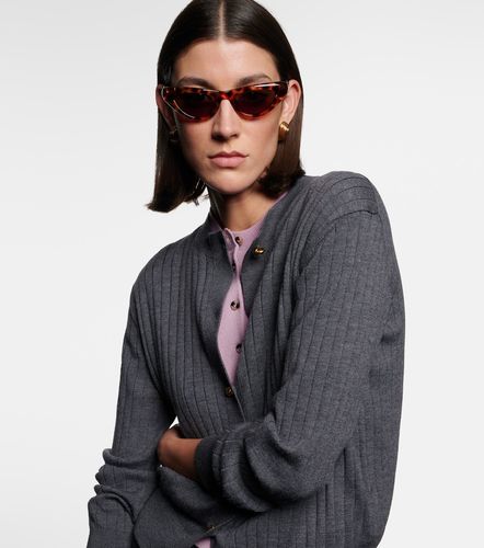 Lunettes de soleil œil-de-chat Curvy - Bottega Veneta - Modalova