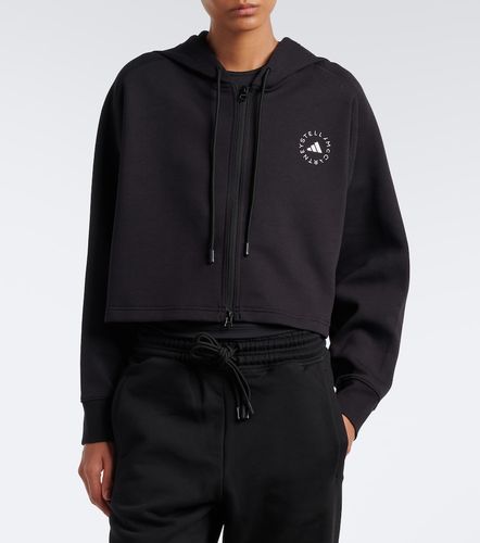 Sweat-shirt à capuche en coton mélangé à logo - Adidas by Stella McCartney - Modalova