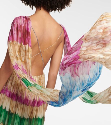 Robe longue imprimée en soie - Valentino - Modalova
