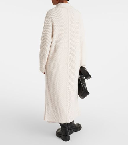 Manteau en maille côtelée de laine mélangée - Joseph - Modalova