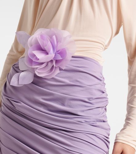 Robe colorblock froncée dos nu - Magda Butrym - Modalova