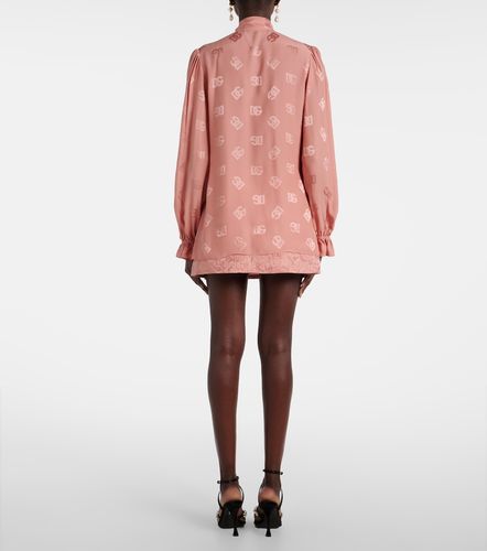 Blouse DG en satin de soie - Dolce&Gabbana - Modalova