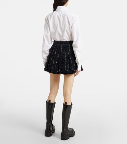 Sacai Short rayé en tweed - Sacai - Modalova