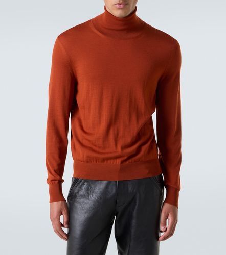 Pull à col roulé en laine - Saint Laurent - Modalova
