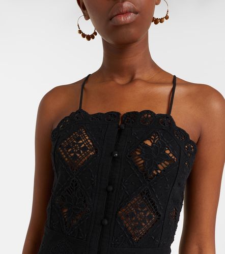 Robe midi Nelsane en coton et lin - Isabel Marant - Modalova