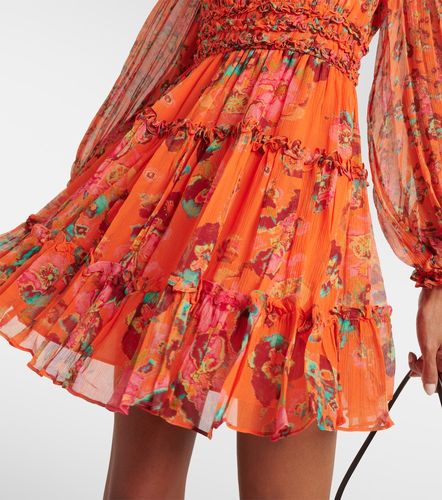 Robe Lya en soie à imprimé floral - Ulla Johnson - Modalova