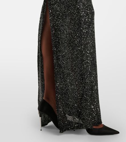 Robe longue à sequins - Alessandra Rich - Modalova