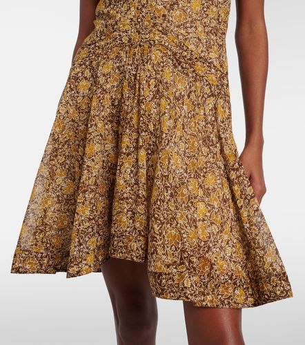 Robe Danielle en coton à fleurs - Marant Etoile - Modalova