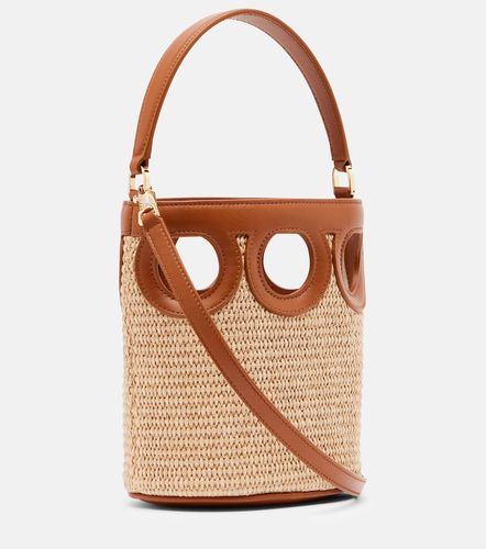 Sac seau Gancini Small en raphia - Ferragamo - Modalova