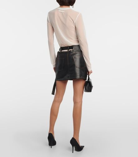 Mini-jupe en cuir synthétique - Y/Project - Modalova