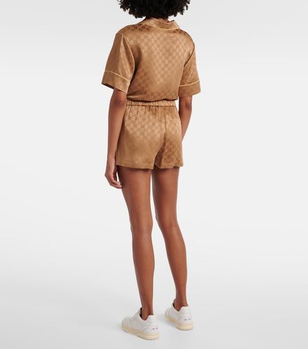 Gucci Short GG en satin - Gucci - Modalova