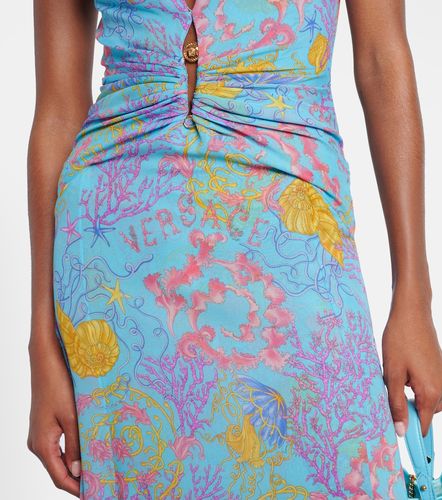 Versace Robe longue imprimée - Versace - Modalova