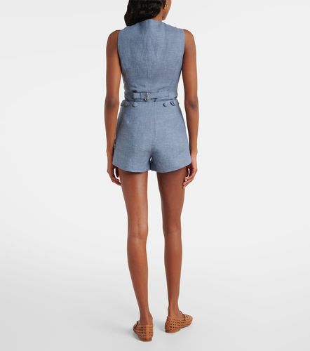 Short Thea à taille haute en lin - Posse - Modalova