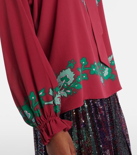 Blouse Cerere en satin à fleurs - La DoubleJ - Modalova