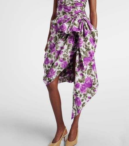 Chloé Robe asymétrique en coton à fleurs - Chloe - Modalova